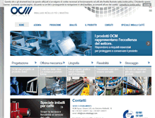 Tablet Screenshot of ocm-imballaggi.com